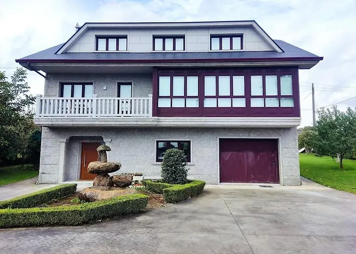 Casa Rigo En Sigueeiro, Cerca De Santiago De Compostela *